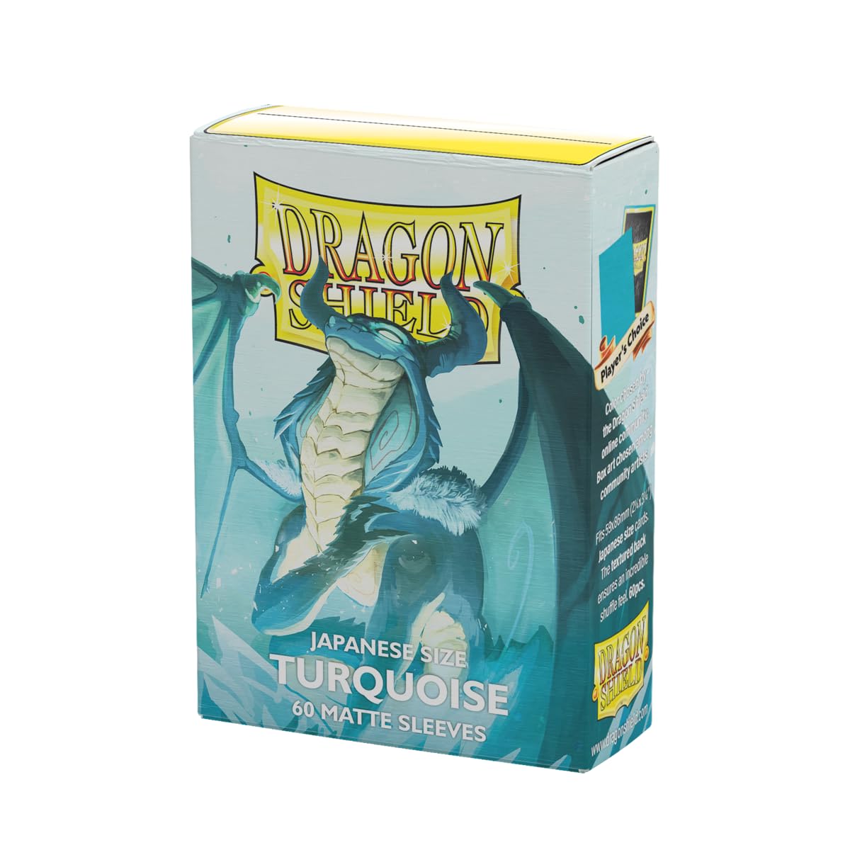 袖の下　foil 英語版 Dragon Shield – Dragon Shield Matte Japanese Turquoise 60 CT